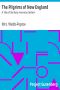 [Gutenberg 10222] • The Pilgrims of New England / A Tale of the Early American Settlers